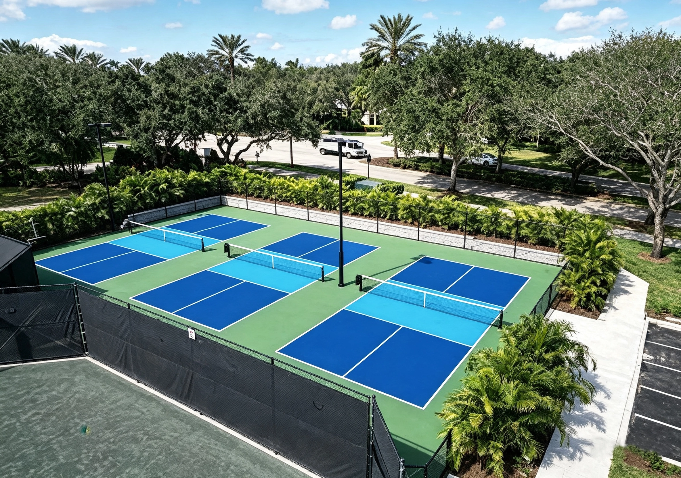 Thi công sân pickleball 8 lớp USA DECOTURF 2025